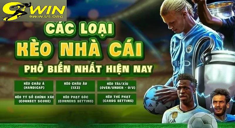 Các loại Kèo cá cược 9win phổ biến nhất hiện nay